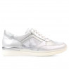 Baskets femme 694 blanc nacré combiné