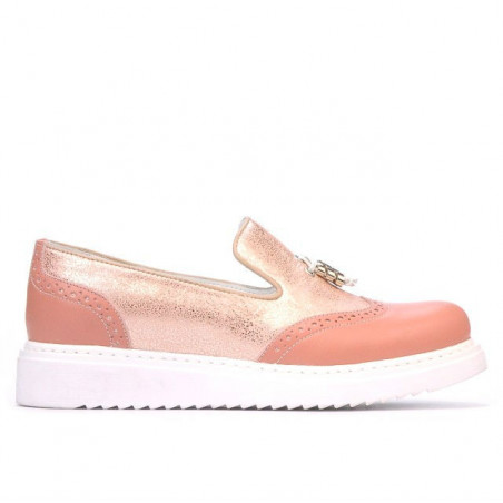Chaussures casual femme 659-1 rose combiné