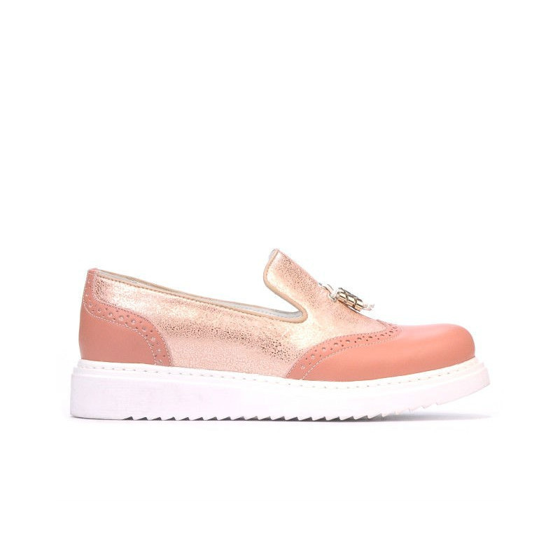 Chaussures casual femme 659-1 rose combiné