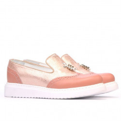 Chaussures casual femme 659-1 rose combiné
