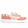 Chaussures casual femme 659-1 rose combiné