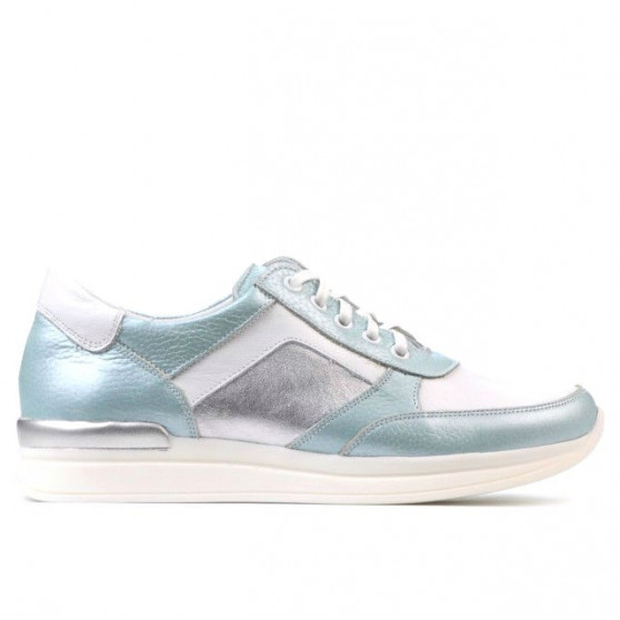 Baskets femme 694 turquoise nacré combiné Baskets femme 694 turquoise nacré combiné