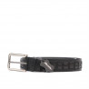 Ceinture hommes 18b noir+croco noir