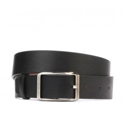 Ceinture homme 09b bicolore noir+marron clair