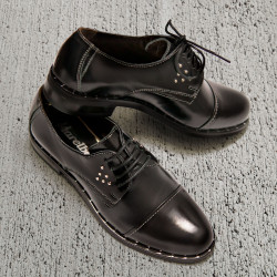 Chaussures casual femme 696 vernis noir