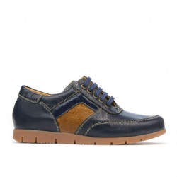Chaussures enfants 164 indigo+marron