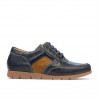 Chaussures enfants 164 indigo+marron
