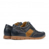 Chaussures enfants 164 indigo+marron