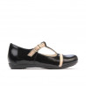 Chaussures enfants petits 62c vernis noir+beige