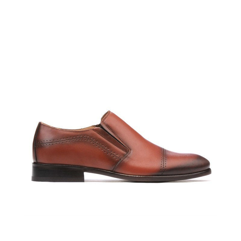 Chaussures élégantes hommes 877m à cognac
