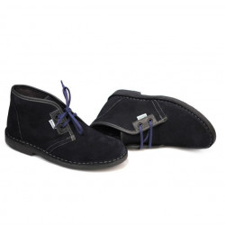 Bottines femme 7101 indigo velours
