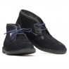 Bottines femme 7101 indigo velours