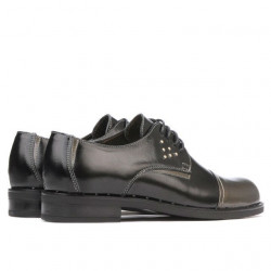 Chaussures décontractées femme 696 vernis noir combiné