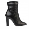 Bottes femme 1146 noir+croco noir
