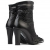 Bottes femme 1146 noir+croco noir