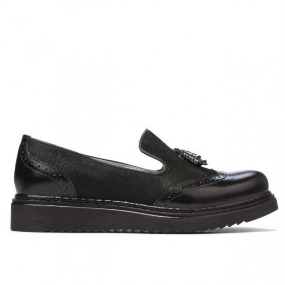 Chaussures décontractées femme 659 vernis noir combiné Chaussures décontractées femme 659 vernis noir combiné