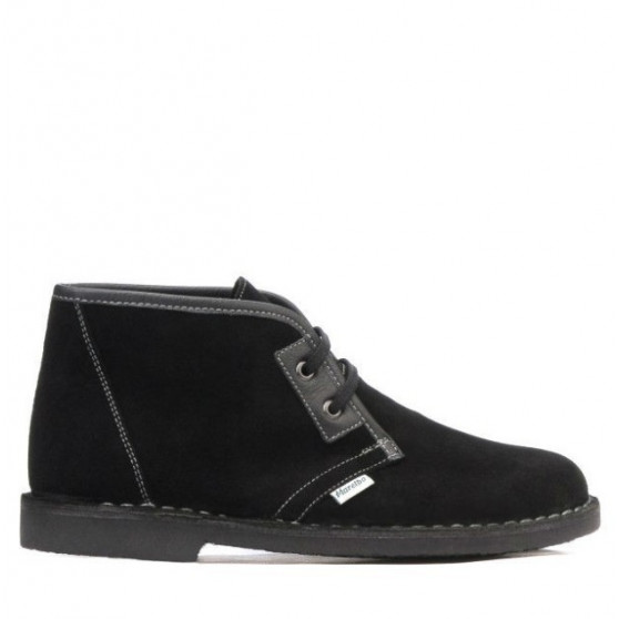 Bottines femme 7101 noir velours