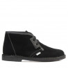 Bottines femme 7101 noir velours