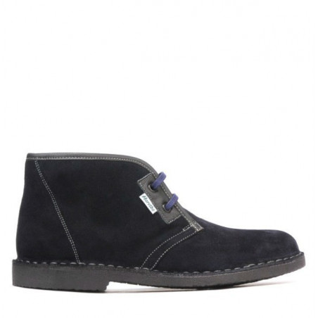 Bottines femme 7101 indigo velours