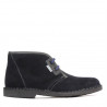 Bottines femme 7101 indigo velours