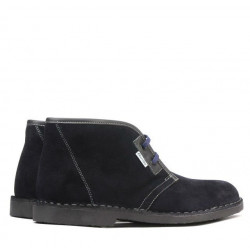 Bottines femme 7101 indigo velours