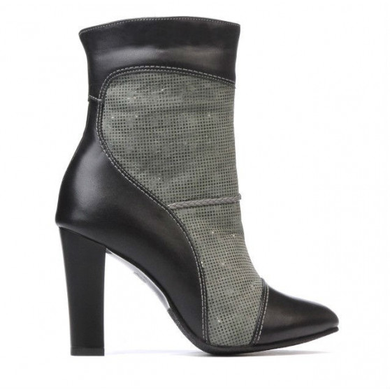 Bottes femme 1146 noir+gris nacré Bottes femme 1146 noir+gris nacré