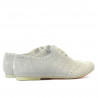 Chaussures casual femme 186 gris clair velours