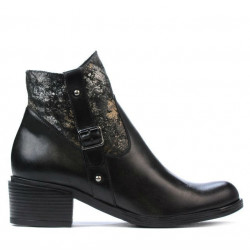 Bottes femme 3319 noir pastel