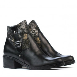 Bottes femme 3319 noir pastel