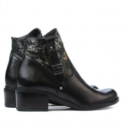 Bottes femme 3319 noir pastel