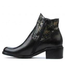 Bottes femme 3319 noir pastel