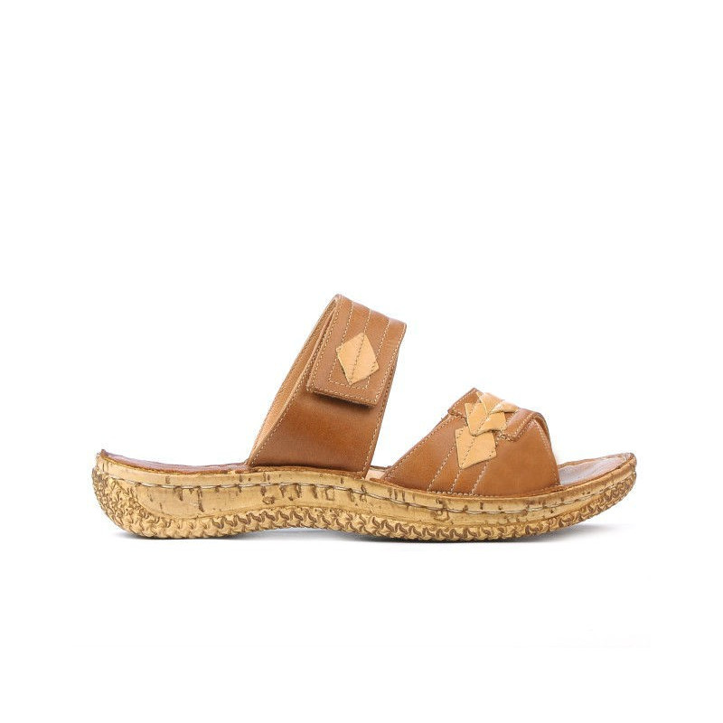 Sandales femme 506 marron ciré
