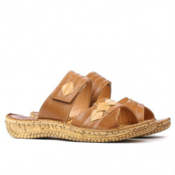 Sandales femme 506 marron ciré