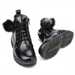 Bottes enfants 3010 vernis noir