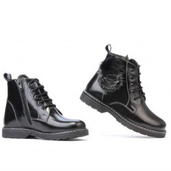 Bottes enfants 3010 vernis noir