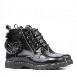 Bottes enfants 3010 vernis noir