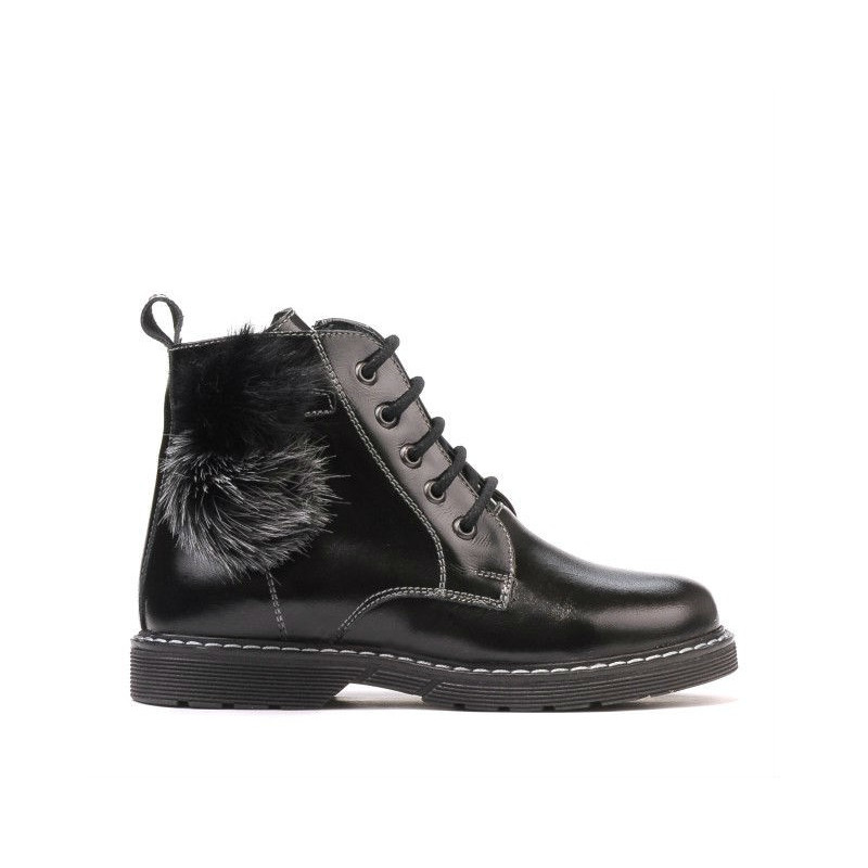 Bottes enfants 3010 vernis noir