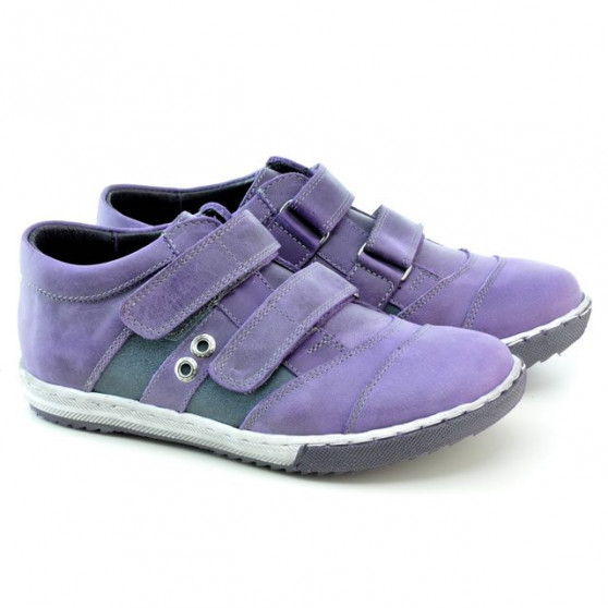 Chaussures enfants 134 tuxon violet+gris