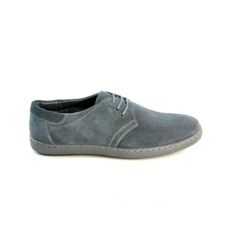 Chaussures casual homme 774 anthracite velours