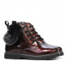 Bottes enfants 3010 vernis bordeaux