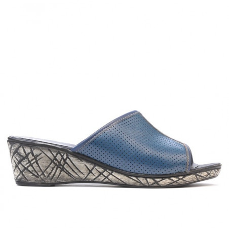 Sandales femme 5004p indigo perforé