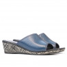 Sandales femme 5004p indigo perforé