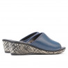 Sandales femme 5004p indigo perforé