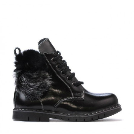 Bottines enfants petits 38c vernis noir
