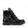 Bottines enfants petits 38c vernis noir