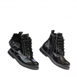 Bottines enfants petits 38c vernis noir