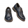 Chaussures élégantes adolescents 372 indigo+brun