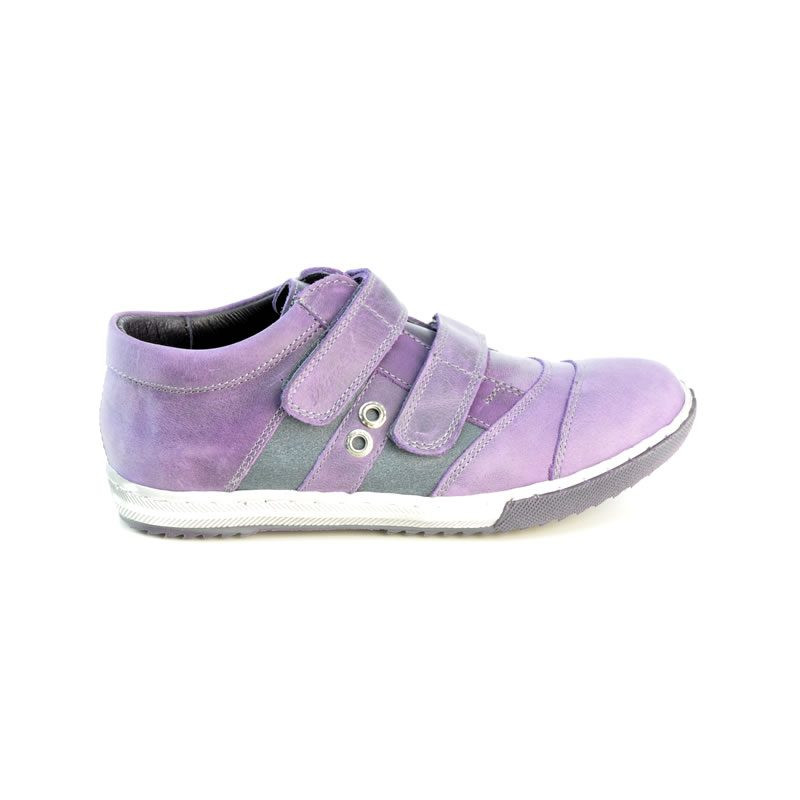 Chaussures enfants 134 tuxon violet+gris