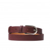 Ceinture femme 06m bordeaux