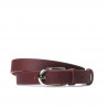 Ceinture femme 06m bordeaux